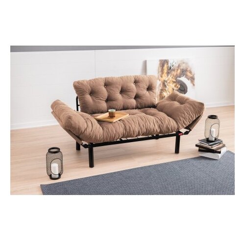Atelier Del Sofa Nitta dvosjed 155x85x70cm Svijetlosmeđa Slike