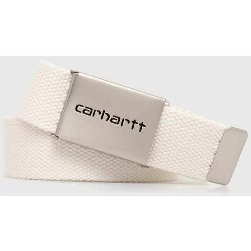 Carhartt WIP Remen Clip Belt Chrome boja: bež, I019176.D6XX