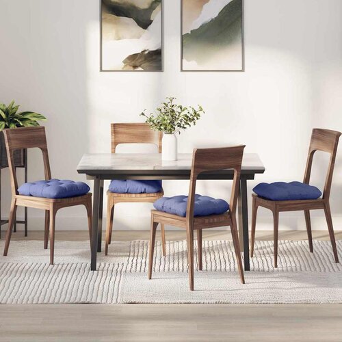  Jastučići za sjedenje 4 pcs Traper plava 45 x 45 x 12 cm Cijene