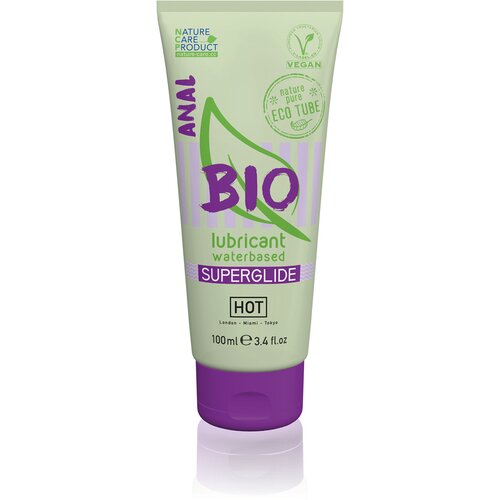HOT Bio Superglide Anal Water-based Lubricant - 100 ml Slike