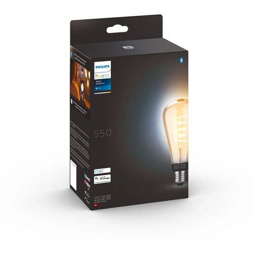 Philips Sa žarnom niti pametna žarulja E27, 7 W White ambiance &amp;ndash; Slike