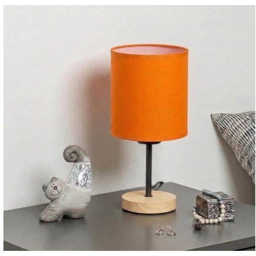  Brilagi - Stona lampa NUBILA WOOD 1xE27/25W/230V hrast/crna/narandžasta Cene