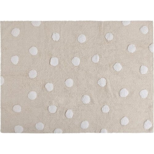 Lorena Canals Bež periv/ručno rađen pamučan dječji tepih 120x160 cm Polka Dots Beige &ndash; Cijene