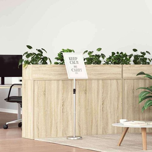  Stalci za sajmove Srebrno 25 x 25 x 125 cm Aluminij Slike