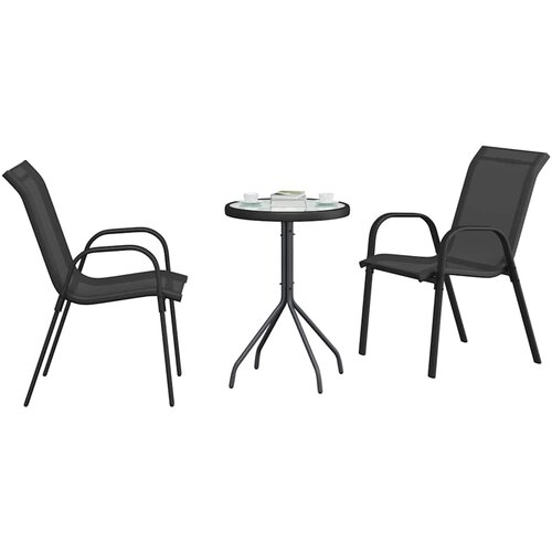 Bistro set za vrt 3 pcs Čelik Slike