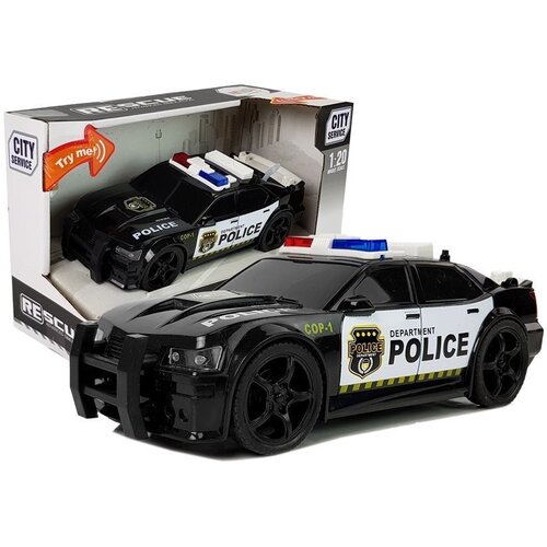 Police Car 1:20 drivetrain friction drive sound Light effects Black Cijene