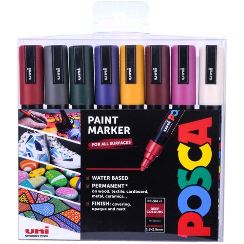 POSCA UNI marker pc-5m tamne boje 8/1 Slike
