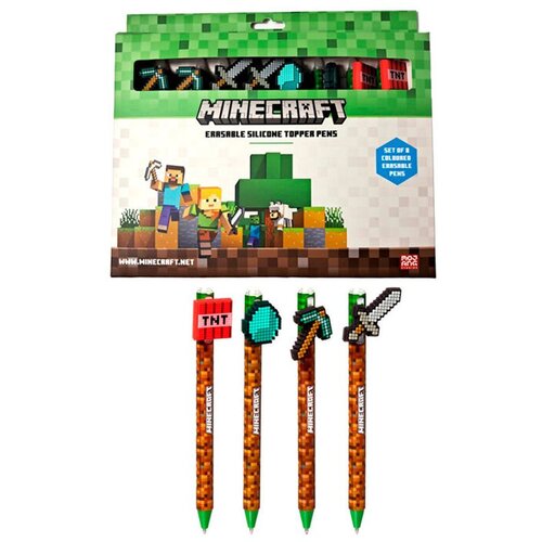 Minecraft Set od 8 bojica za brisanje u boji Cijene