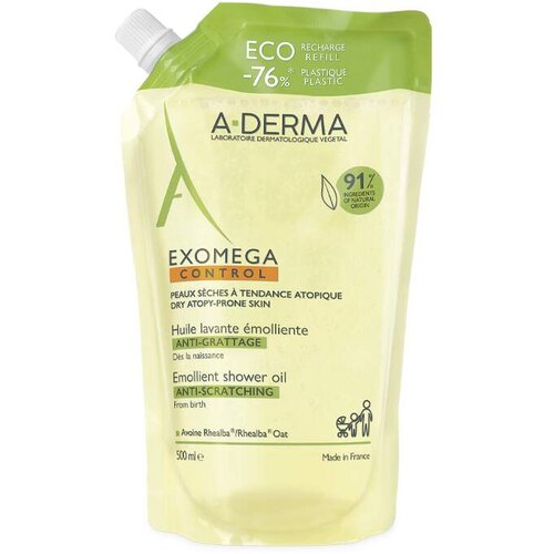 A-derma Exomega Control ulje za tu&amp;scaron;iranje REFILL Slike