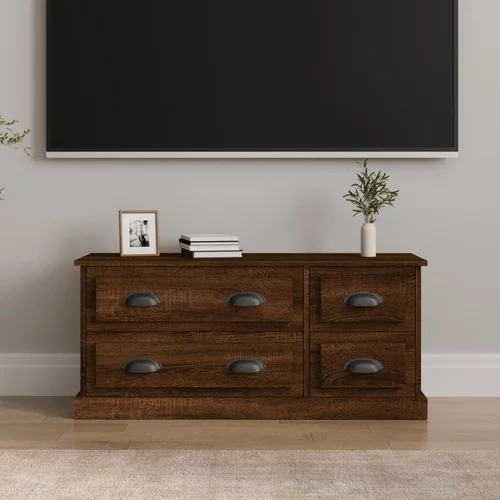 TV ormarić boja smeđeg hrasta 100x35,5x45 cm konstruirano drvo