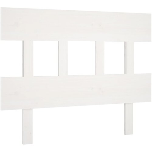 Maison Chic posteljno vzglavje - vzglavna omarica - nočna omarica belo 93,5x3x81 cm trdna borovina, (21706438) Cene