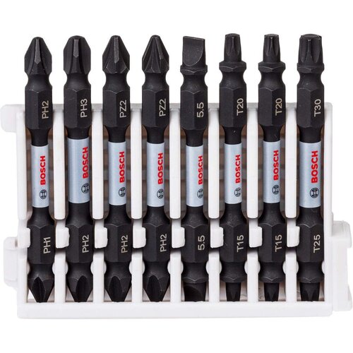 Bosch Impact Control 8-delni set dvostranih kovanih bitova dužine 65mm (2608522344) Cene