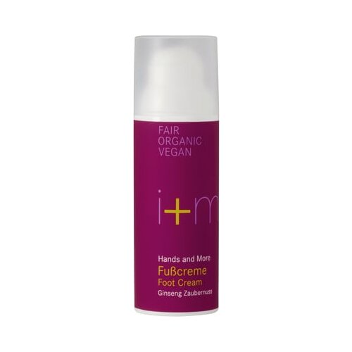 I+m Naturkosmetik Berlin Hands and More krema za stopala z ginsengom in nepozebnikom Slike
