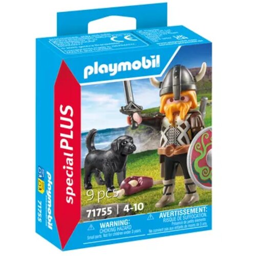 Playmobil 71755 - Special Plus - Wikinger mit Wachhund - 1 k. Cene