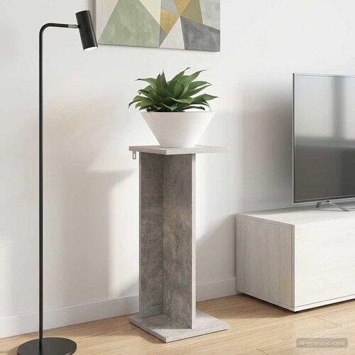  Stalak za biljke Betonsko Siva 25 x 25,5 x 60,5 cm Cene