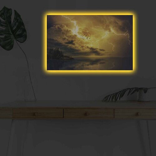 Wallity Zidna slika sa LED osvetljenjem 4570DHDACT-173, 45x70 cm Cijene