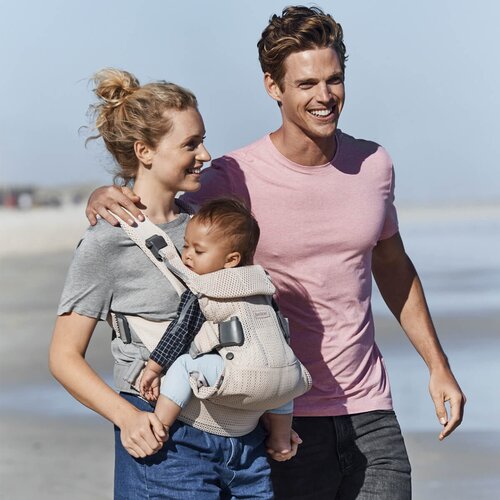 Baby Bjorn ergonomska nosiljka one air mesh pearly pink Slike