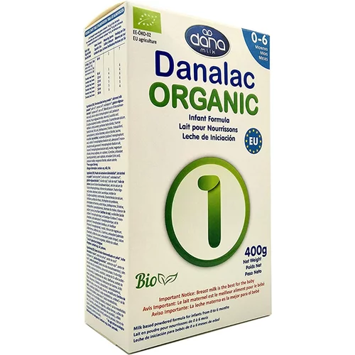  Danalac Organic 1, ekološka začetna formula za dojenčke