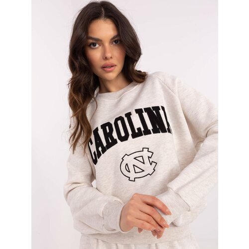 My Red Lips Sweatshirt-EM-BL-857-1.26X-light beige Cene