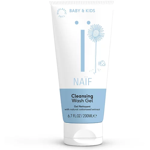 Naïf® Baby & Kids Cleansing Wash Gel čistilni gel za umivanje za otroke in dojenčke 200 ml