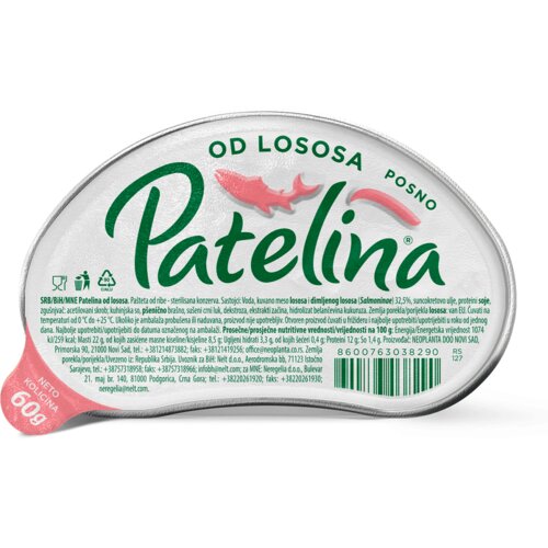 PATELINA pa&amp;scaron;teta losos 60g Slike