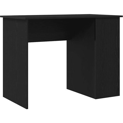 Maison Chic Pisalna miza - Računalni&amp;scaron;ka miza črna hrast 100x55x75 cm inženirski les, (22080088) Slike