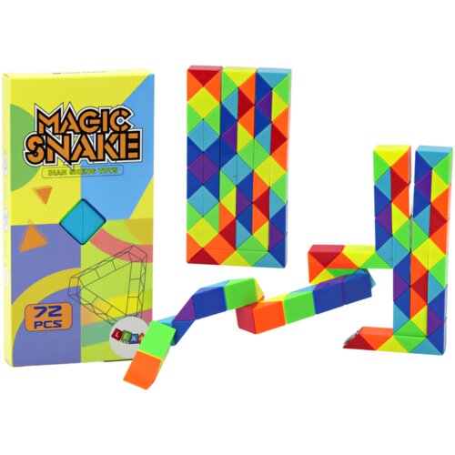  Bricks Arcade Game Puzzle Educational Colorful Snake 72 pieces. Cene