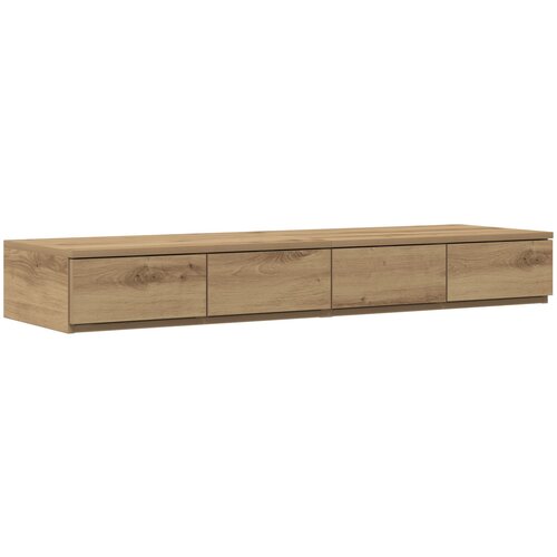 VidaXL Nočne omarice Umetni hrast Inženirski les 120 x 36.5 x 16.5 cm, (22007941) Slike