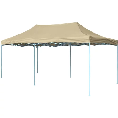  Zložljivi šotor pop-up 3x6 m kremno bele barve