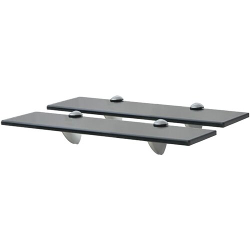VidaXL Zidne police 2 kom staklene 40 x 20 cm 8 mm Slike