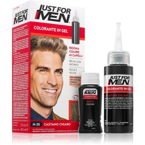 Just_for_men Color Kit tonirana barva za lase za moške H-25 Light Brown 1 kos Cene