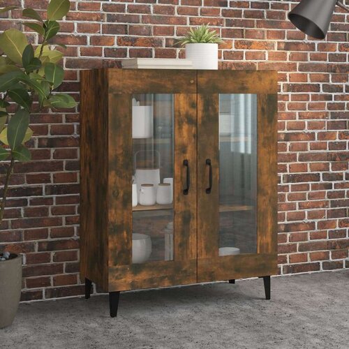  Komoda boja dimljenog hrasta 69 5x34x90 cm konstruirano drvo Cijene