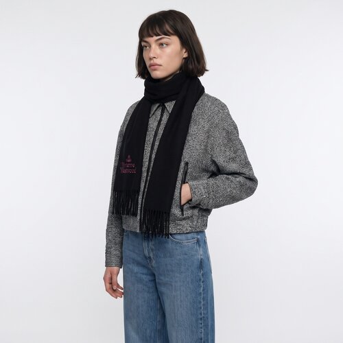 Vivienne Westwood &amp;Scaron;ali &amp;amp; Rute 30X180 SCARF Črna Slike