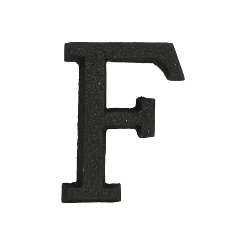 F Črka F (aluminij, višina: 80 mm)