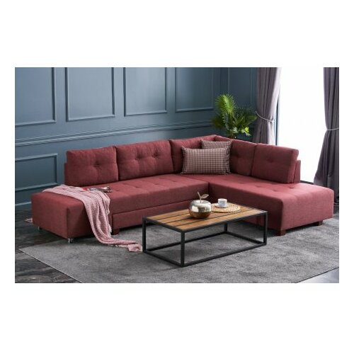 Atelier Del Sofa ugaona garnitura manama corner sofa bed right claret red Slike