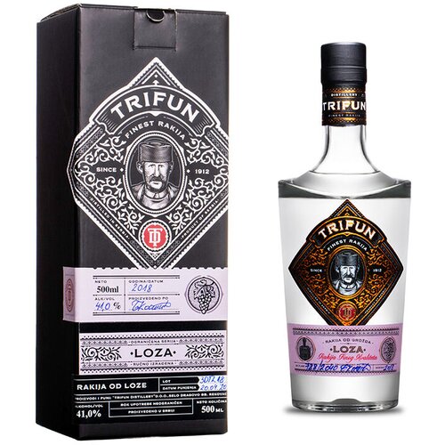 Trifun Rakija Loza 41% vol, 500ml Slike
