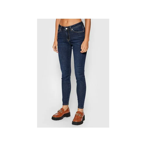 Selected Femme Jeans hlače 16064386 Mornarsko modra Skinny Fit