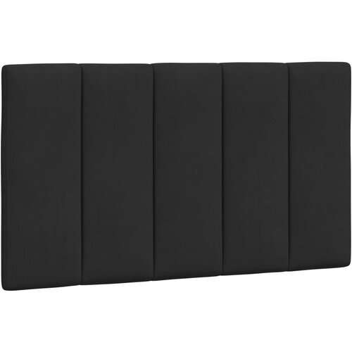 vidaXL Vzglavna stranica črna 80 cm žamet, (21059188) Cene