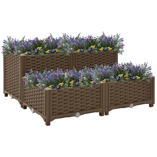 Furnova Visoka greda 80x80x38 cm polipropilen, (21922070) Cene