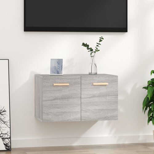 vidaXL Stenska omarica siva sonoma 60x36,5x35 cm konstruiran les Cene