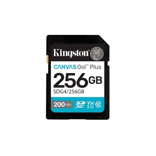 Kingston SDXC 256GB Canvas Go plus, 200MB/s, C10, UHS-I, U3, V30 Cene