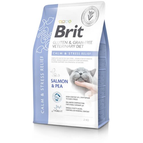 Brit veterinary diet Brit GF Veterinarska dieta za mačke - Calm & Stress Relief 2 kg Cene