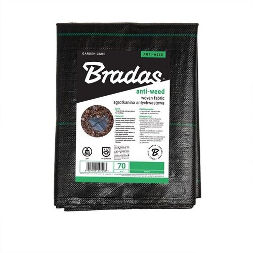 Bradas Agrotekstil AT016010/C, 70g, 1.6x10m, Crni Slike