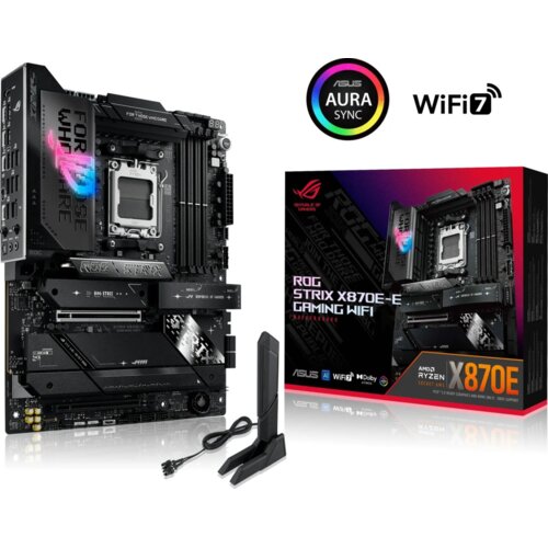Asus ROG MB ROG STRIX X870E-EGaming Wifi, AM5, 4xDDR5,5x M.2;4xSATA,HDMI,13x USB, RAID,ATX Cijene