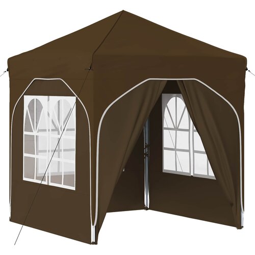 vidaXL Zložljivi &scaron;otor za zabave 192 x 192 x 245 cm Taupe, (5000218854) Cene