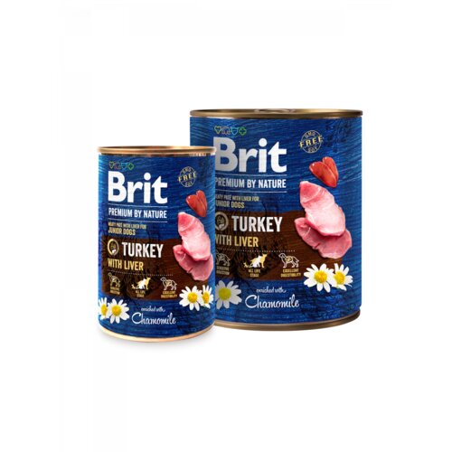 Brit Premium by Nature Turkey with Liver 400g Slike