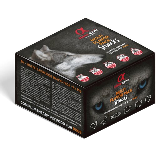 Alpha Spirit Dog prigrizki mešano pakiranje - 9 x 35 g Cene