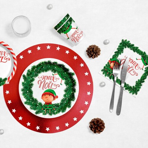 Hom&amp;eacute;a Ubrusi u setu 20 kom 33x33 cm Prankster Elf &amp;ndash; Slike