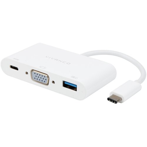 Vivanco adapter USB tipC/VGA 3in1 Cene