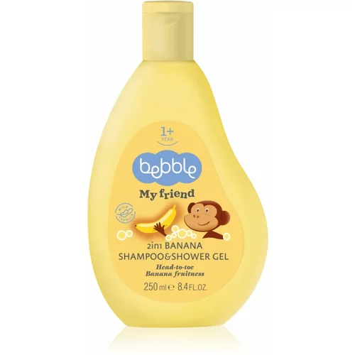 Bebble Banana Shampoo & Shower Gel šampon in gel za prhanje 2v1 za otroke 250 ml